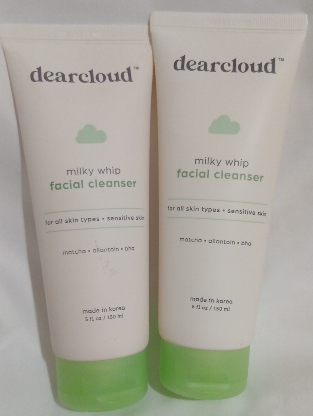 Dearcloud Milky Whip Facial Cleanser - Set Of 2.